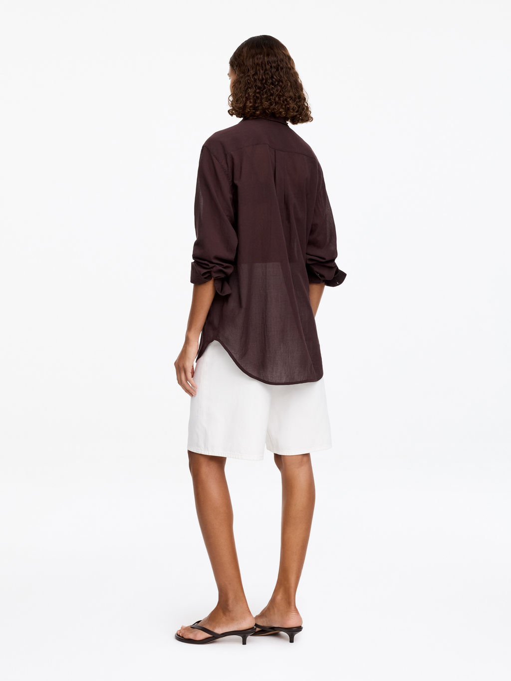 Camisa de crep? holgada - H&m фото 4