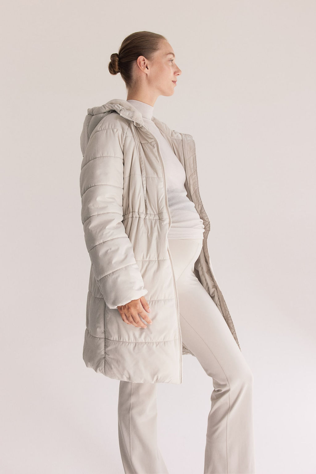 MAMA Abrigo puffy de porteo Before & After - H&m фото 6