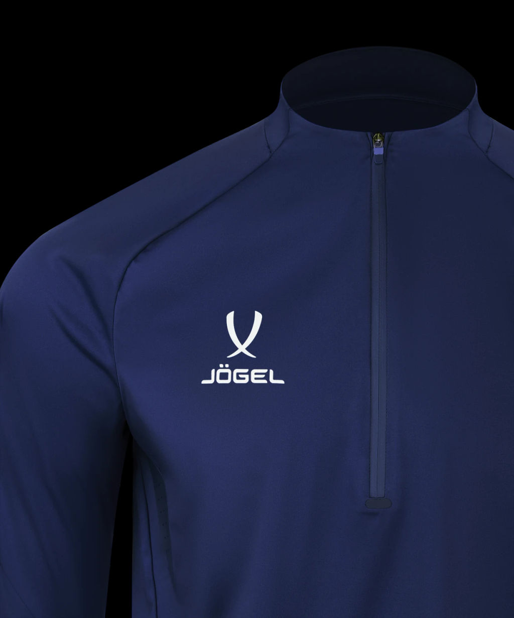Джемпер ветрозащитный JOGEL PREMIER PerFormPROOF 1/4 Zip Wind Top, темно-синий  фото 4