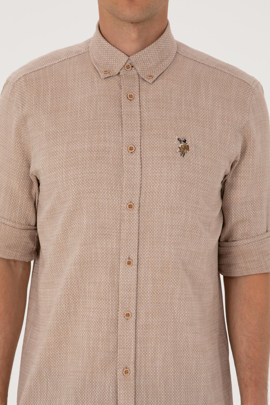 Erkek Camel Uzun Kollu G_mlek - U.s. polo assn фото 6