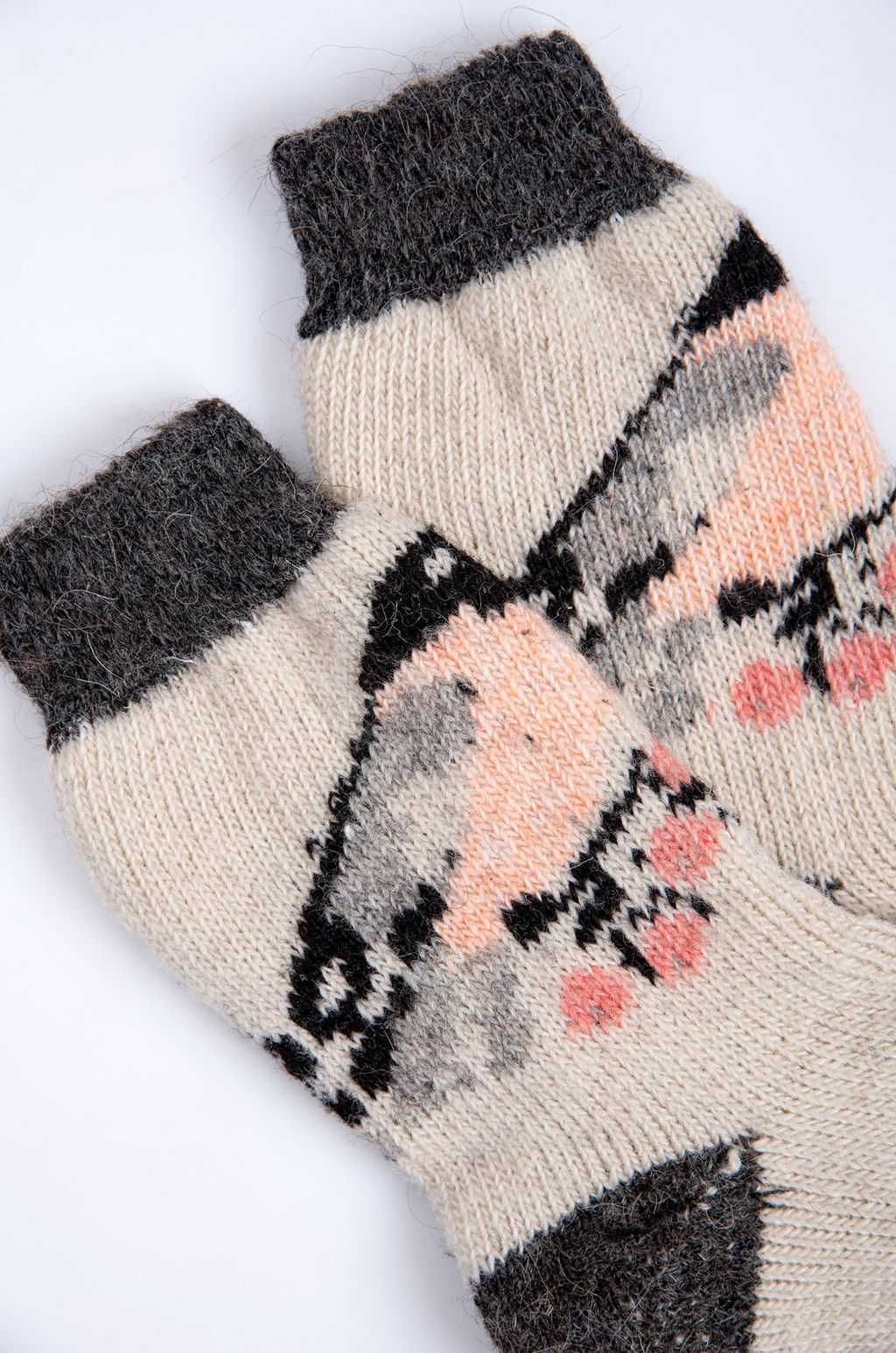 Женские шерстяные носки Стильная шерсть фото 2