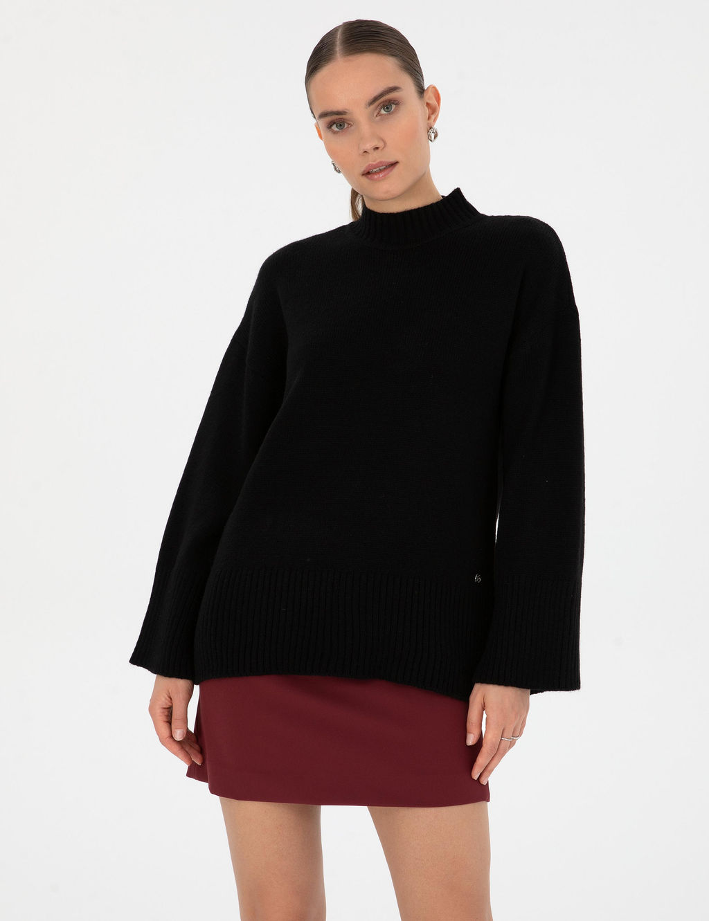Siyah Comfort Fit Kazak - Pierre cardin фото 3