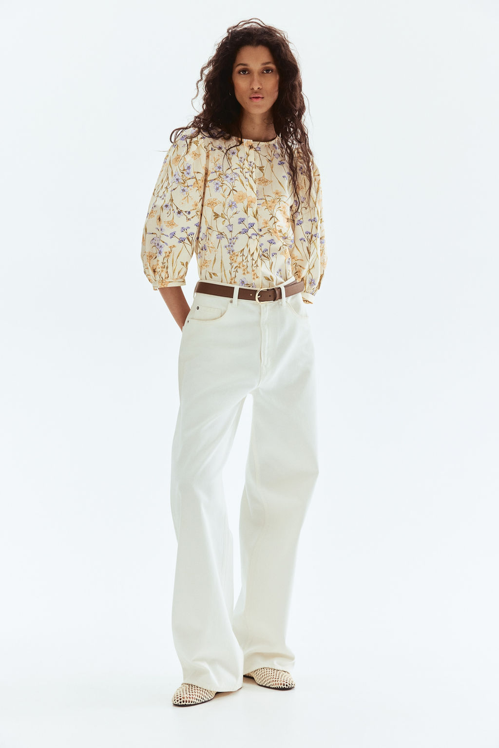 Blusa de popelina - H&m фото 6