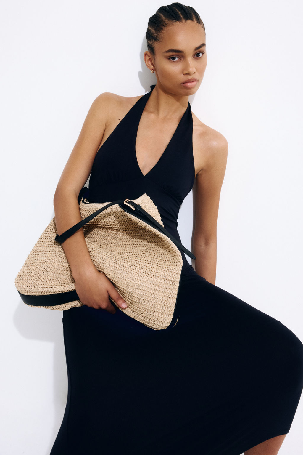 Maxivestido con escote halter - H&m фото 3
