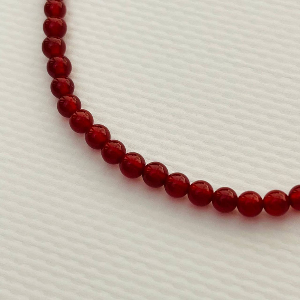 Бусы-Чокер из Сердолика со вставкой 42 см +