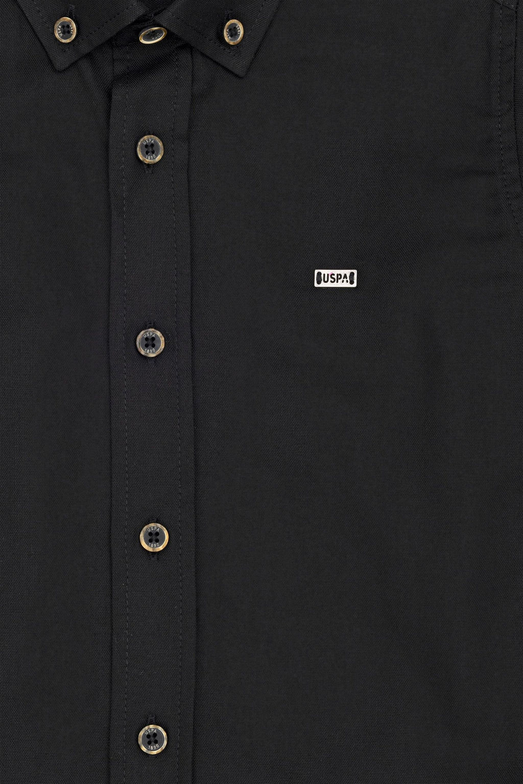 U. S. Polo Assn Черная базовая рубашка с длинным рукавом для мальчика - U.s. polo assn фото 6