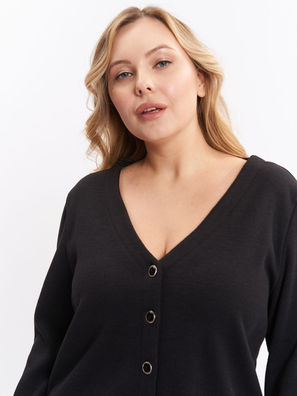 Кардиган в рубчик GA81008BLK01 - Артесса фото 4