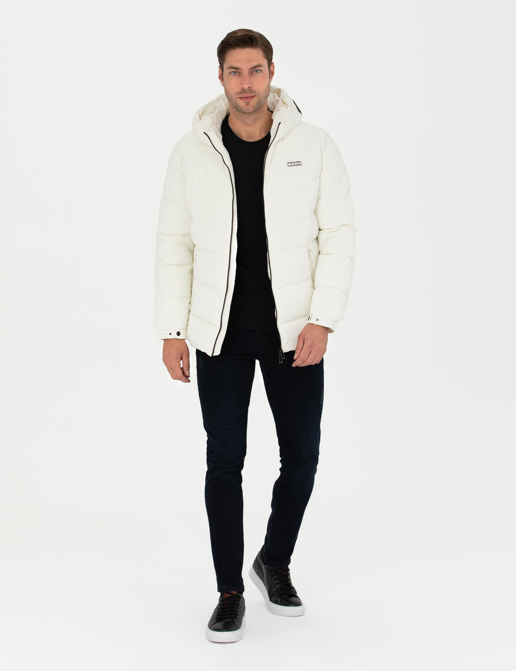 Ekru Kap__onlu Spor Mont - Pierre cardin фото 4