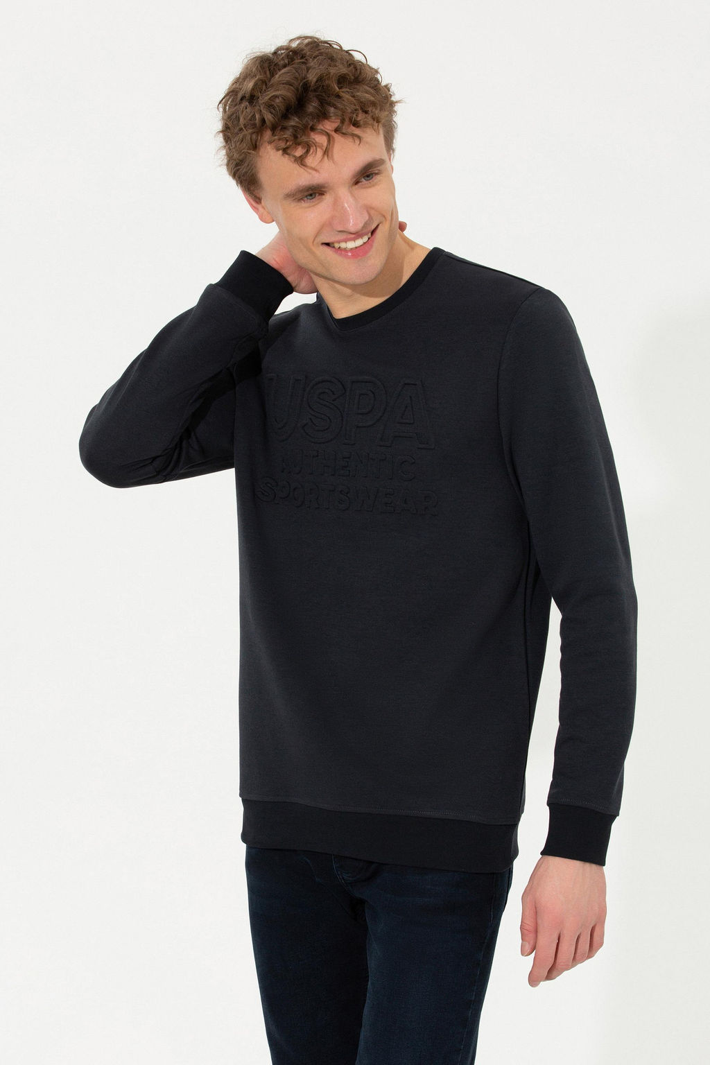 U. S. Polo Assn / Мужской темно-синий свитшот - U.s. polo assn фото 13