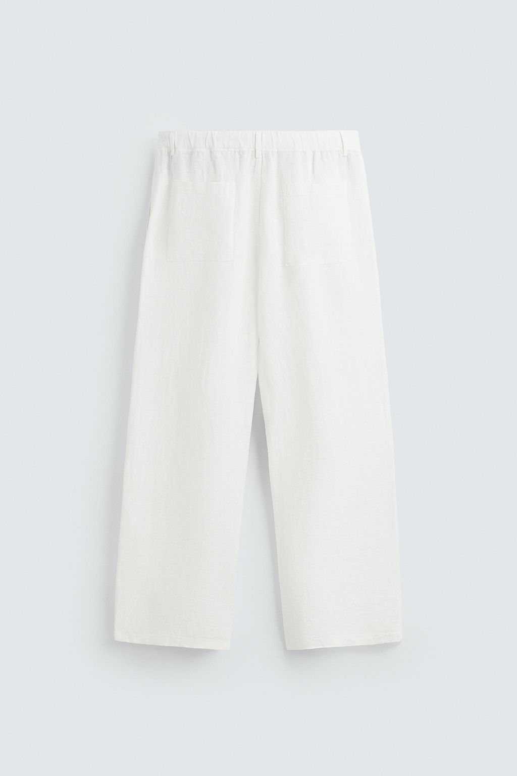 RELAXED FIT 100% LINEN TROUSERS - Zara фото 7