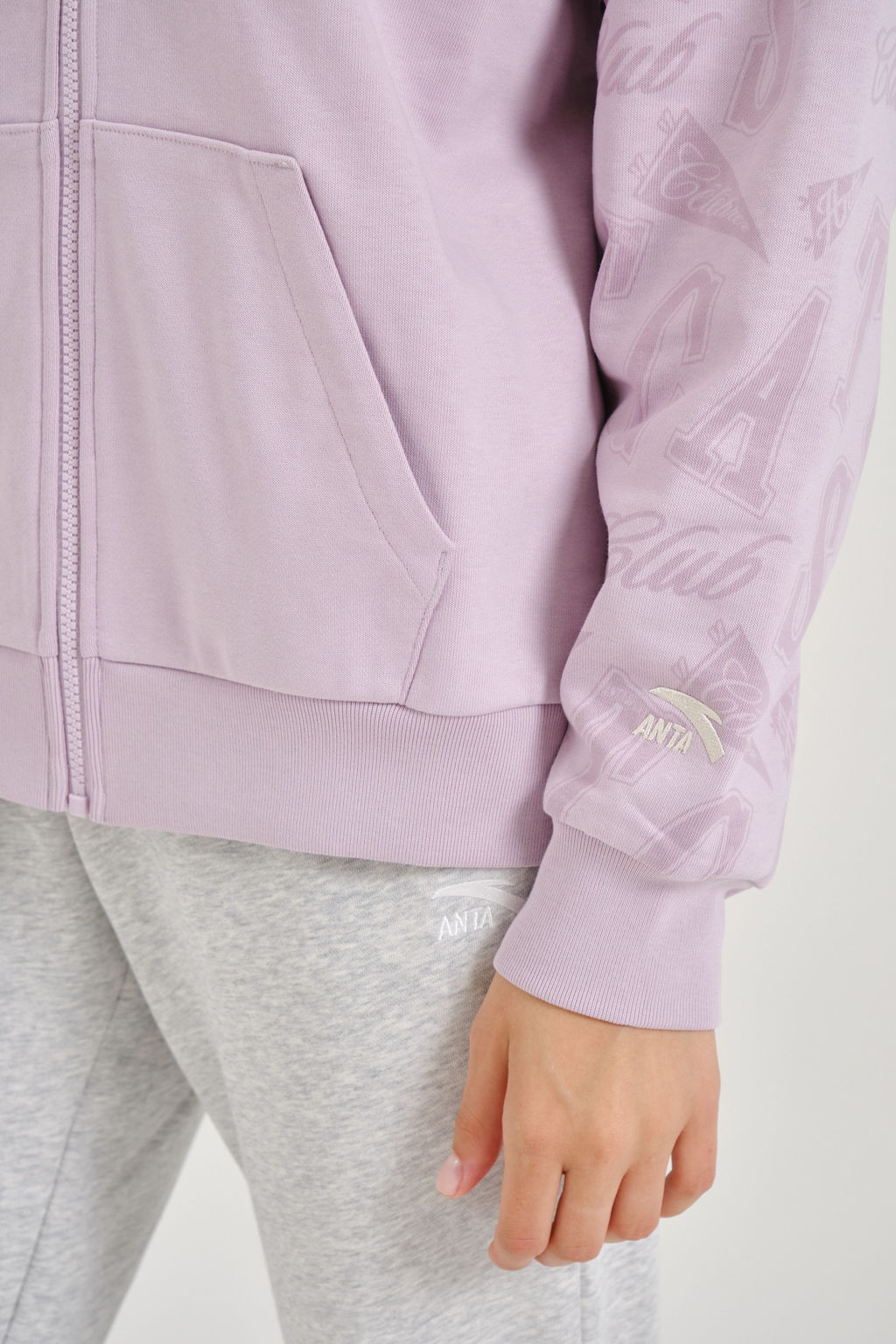 Толстовка на молнии Фиолетовый