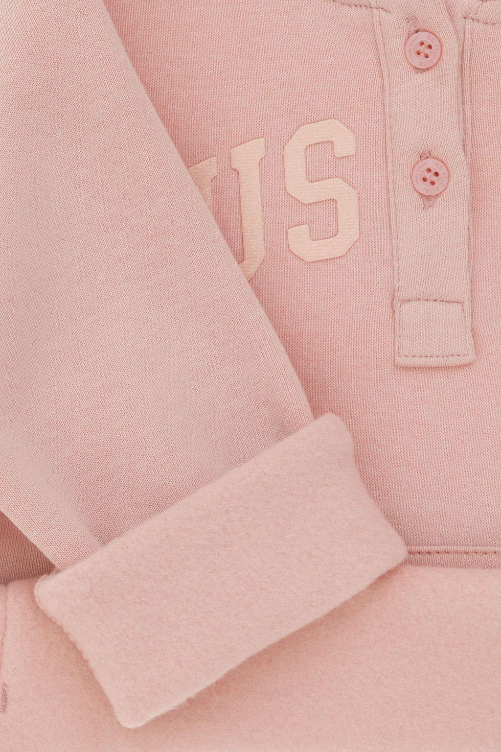 Базовый свитшот пыльно-розового цвета для девочек Неожиданная скидка в корзине - U.s. polo assn фото 4