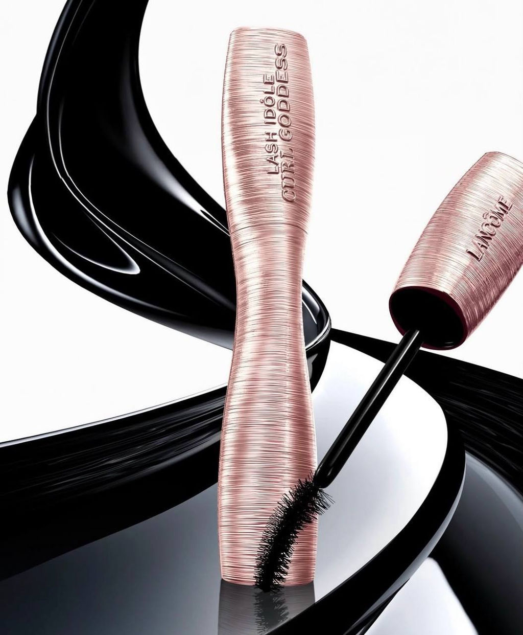 *LANCOME Подкручивающая тушь Lash Idole Mascara Curl Goddess, 5ml