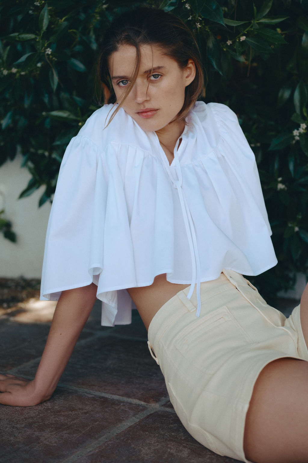 Vaquero corto de talle alto - H&m фото 5