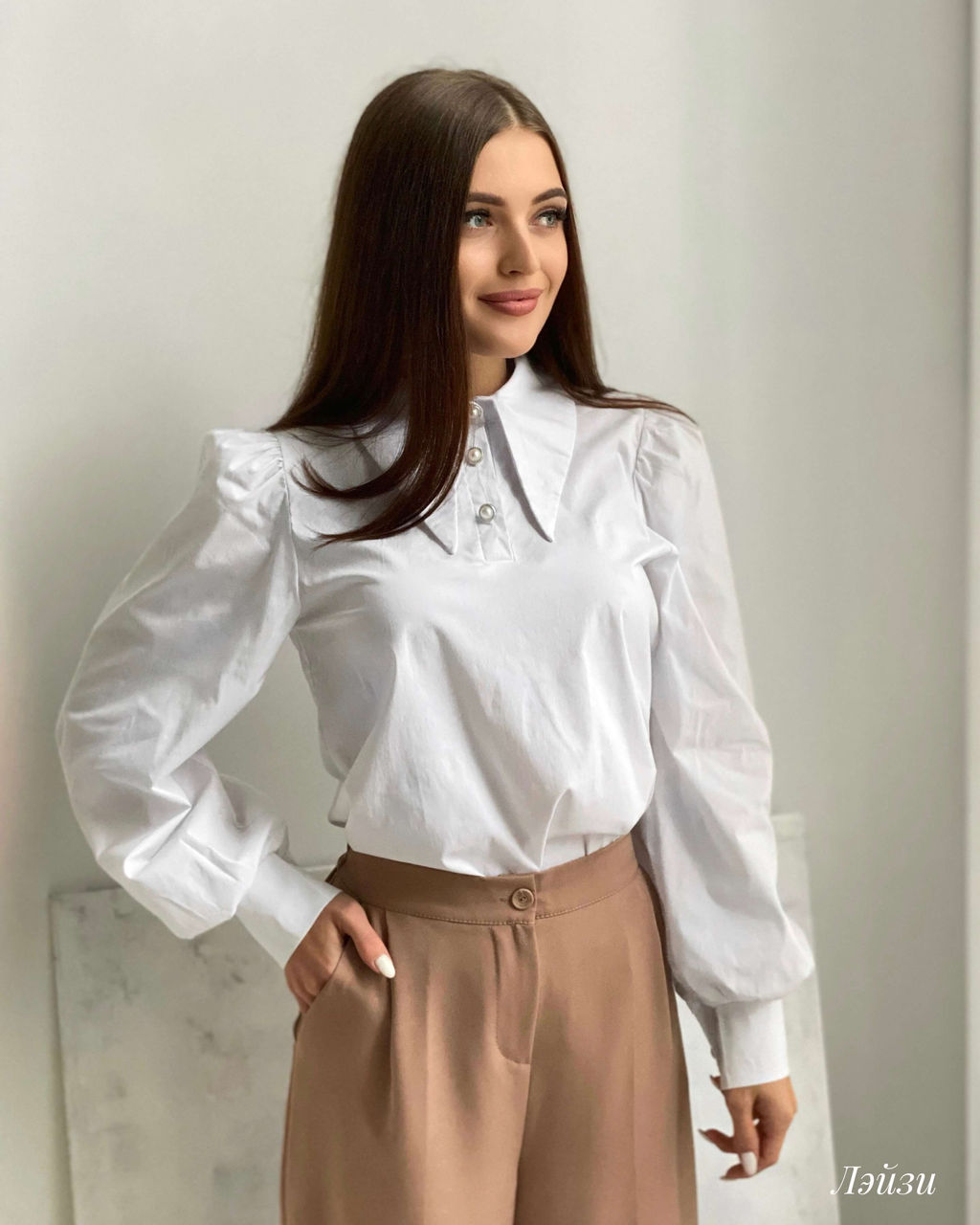 Рубашка Лэйзи (белый)