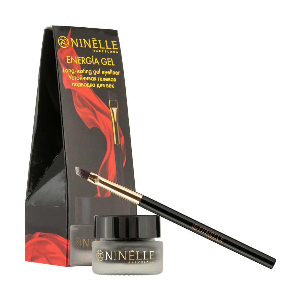 Ninelle Подводка для век устойчивая гелевая Energia Gel, 411 черный  фото 4
