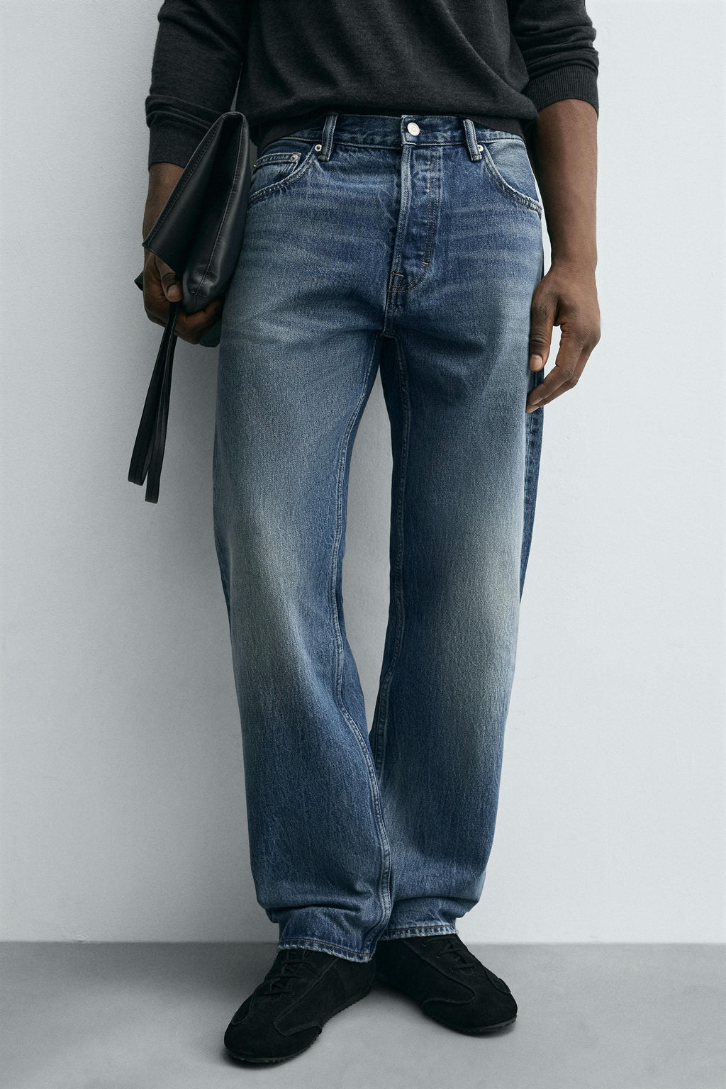 JEANS STRAIGHT FIT / Azul - Zara фото 5