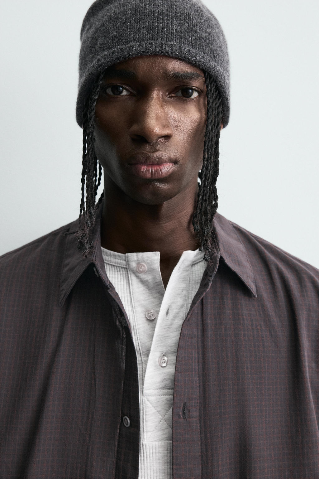 RELAXED FIT CHECK SHIRT - Zara фото 5