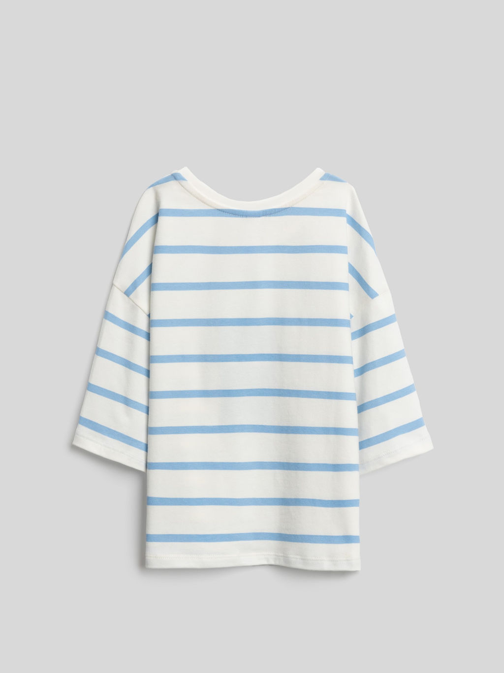 ACOOLA / Футболка детская для девочек Mirteza голубая полоска тельняшка фото 2