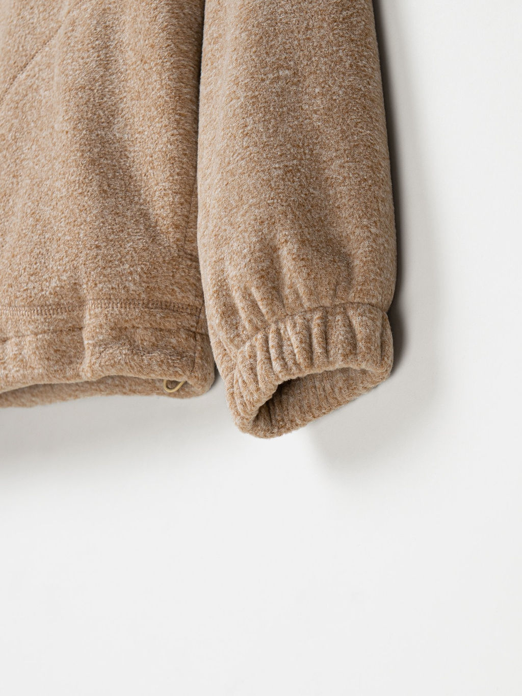 Олимпийка флисовая Бежевый меланж 7+ - Bungly фото 7