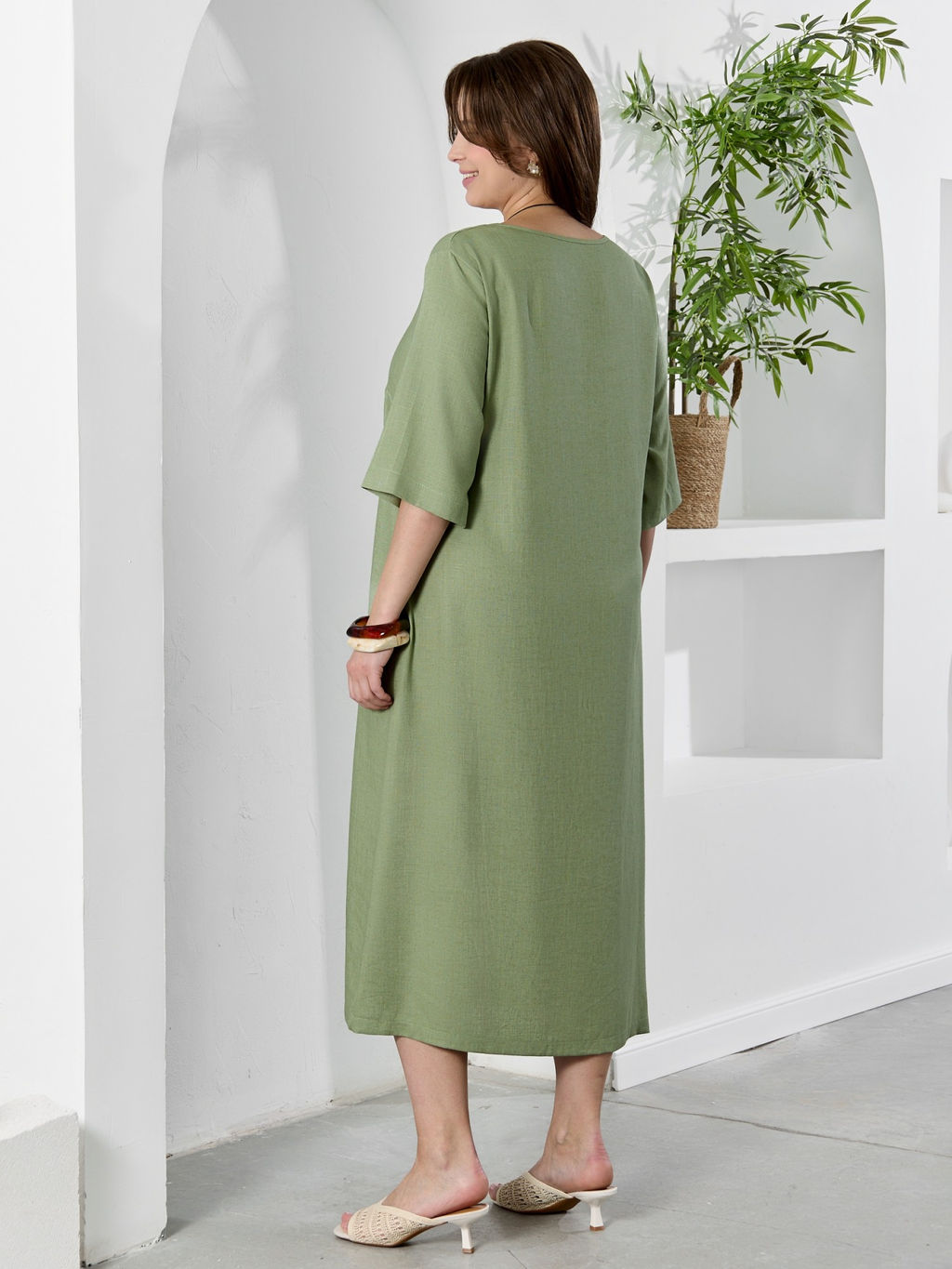 Платье Камео-1 из вискозы со льном - Виотекс фото 27
