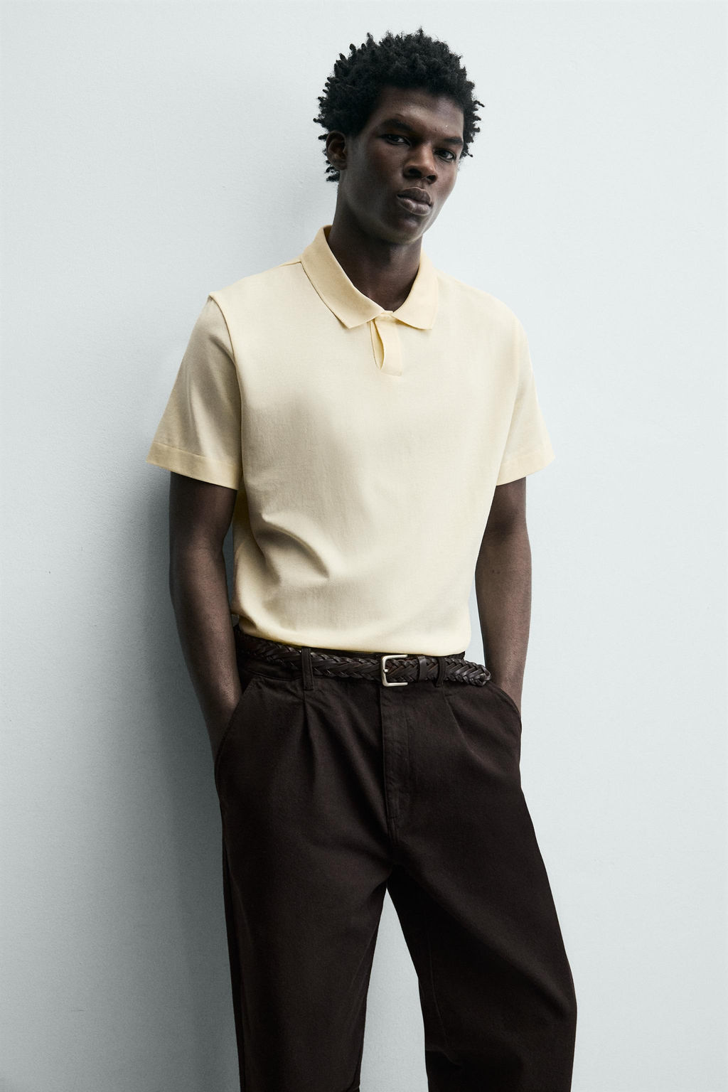 REGULAR FIT POLO SHIRT - Zara фото 13