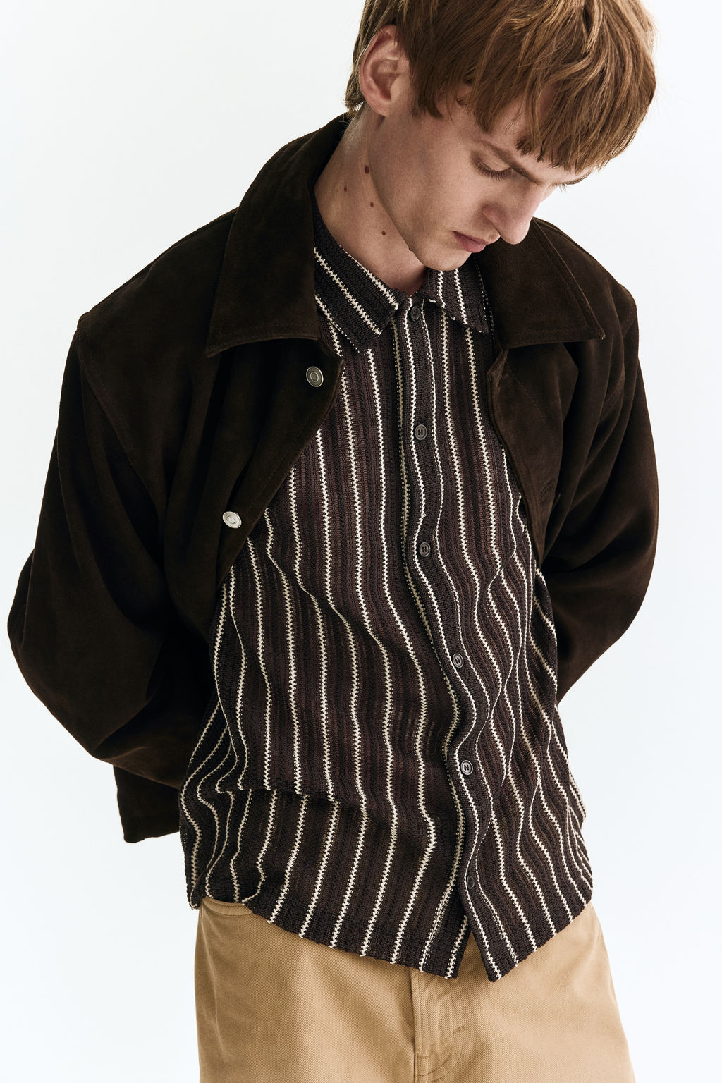 Camisa en punto texturizado Regular Fit - H&m фото 4