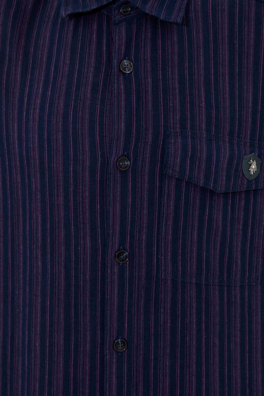 U. S. Polo Assn / Мужская синяя джинсовая рубашка - U.s. polo assn фото 6