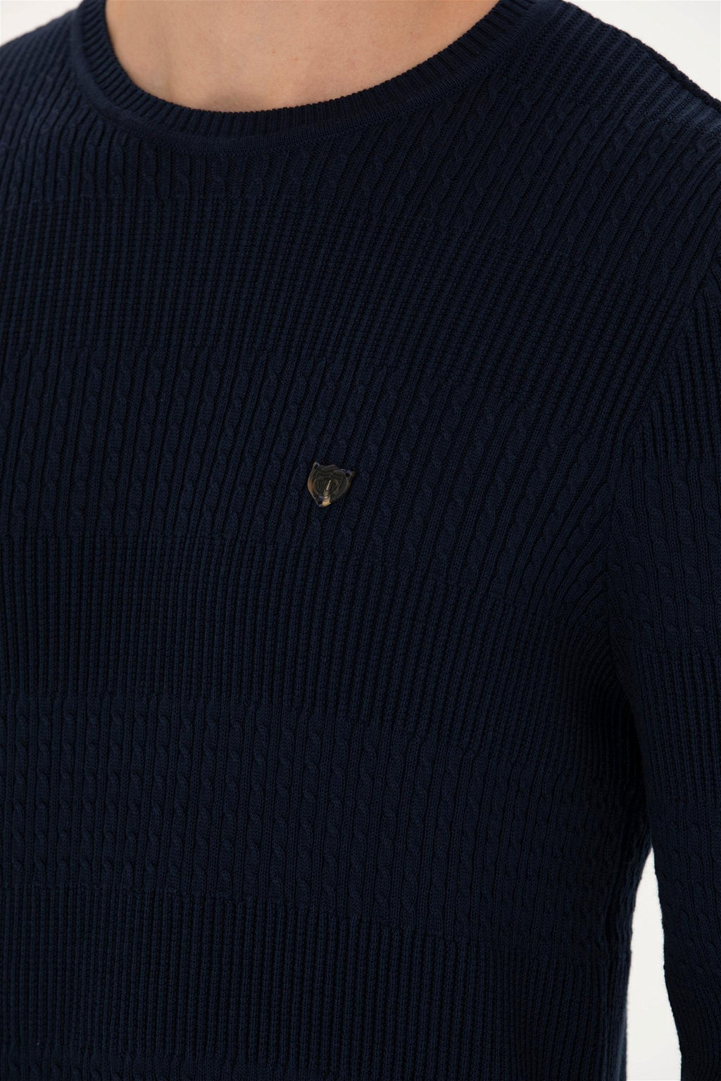 U. S. Polo Assn Мужской темно-синий свитер - U.s. polo assn фото 7