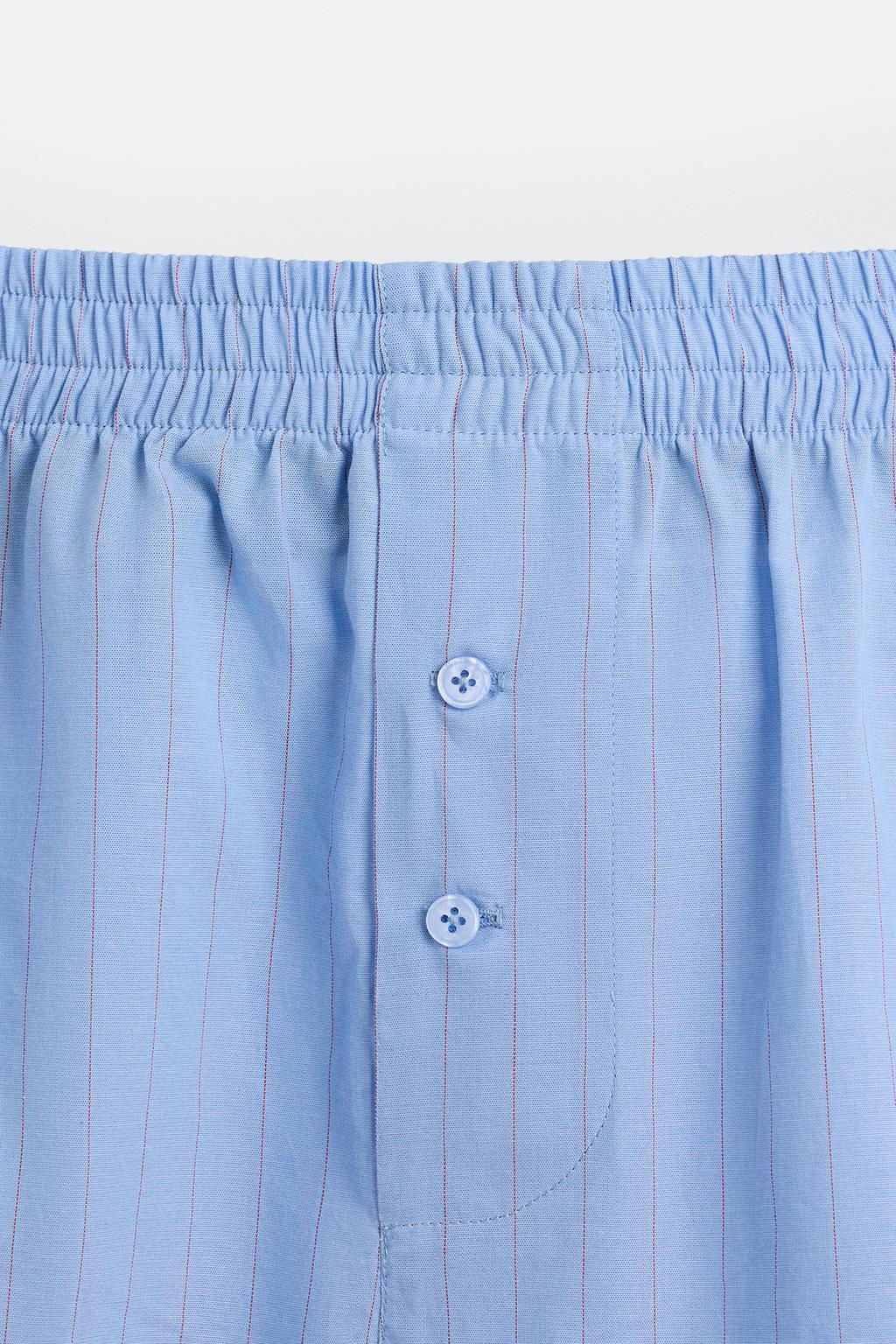 LIMITED EDITION STRIPED POPLIN BOXERS - Zara фото 3