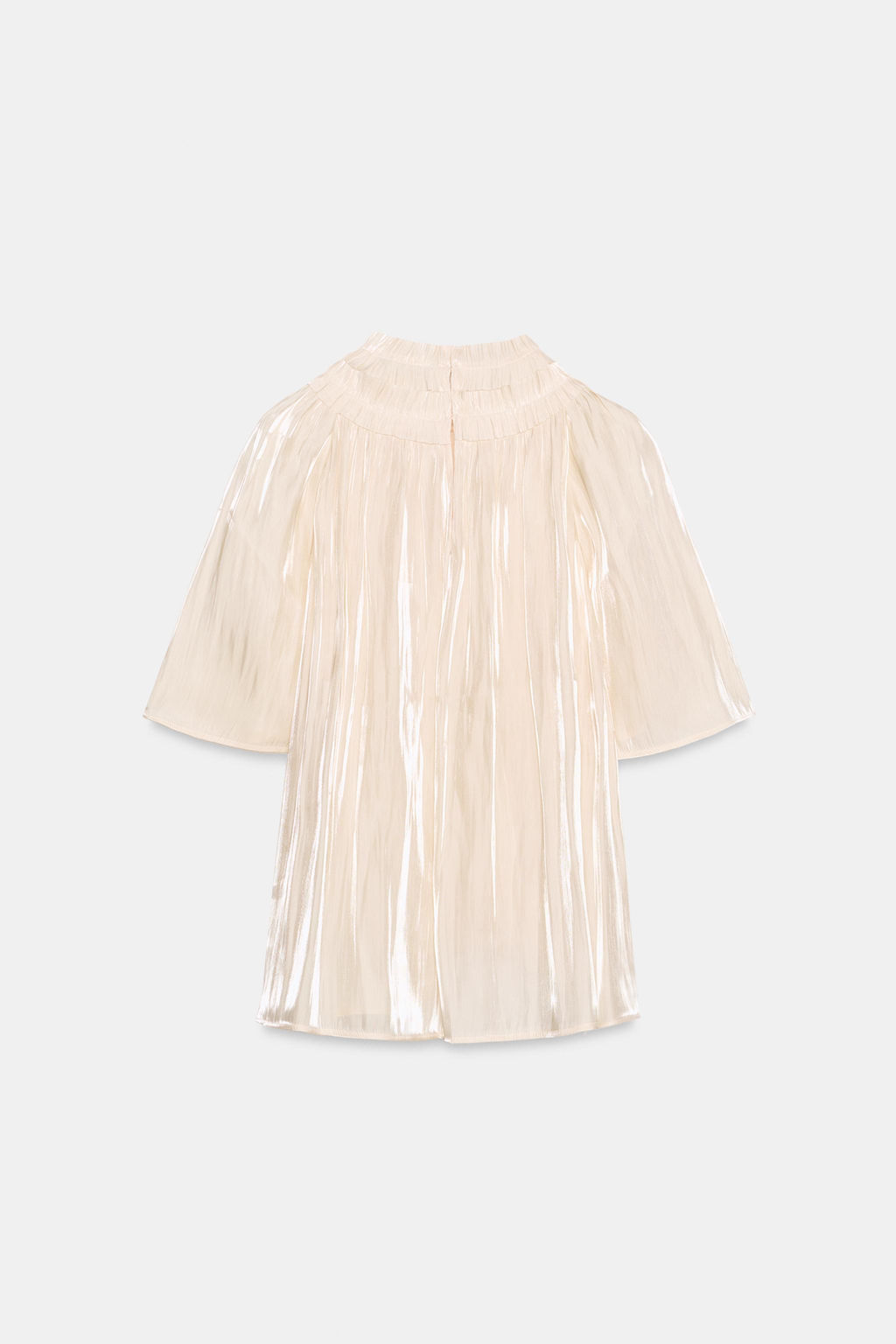 BLUSA EFECTO BRILLO / Vainilla - Zara фото 6