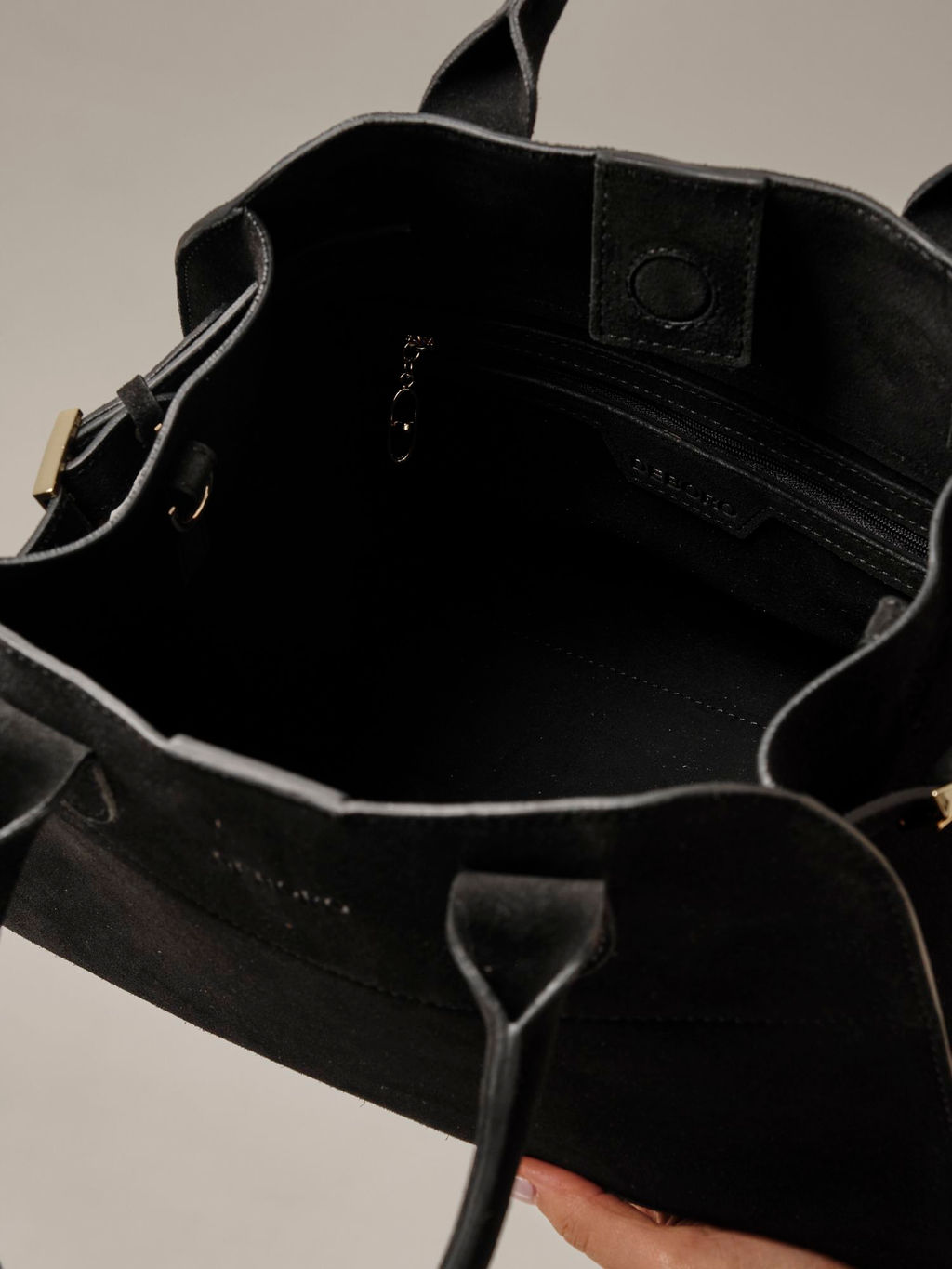 Сумка замшевая Deboro 31092 черный