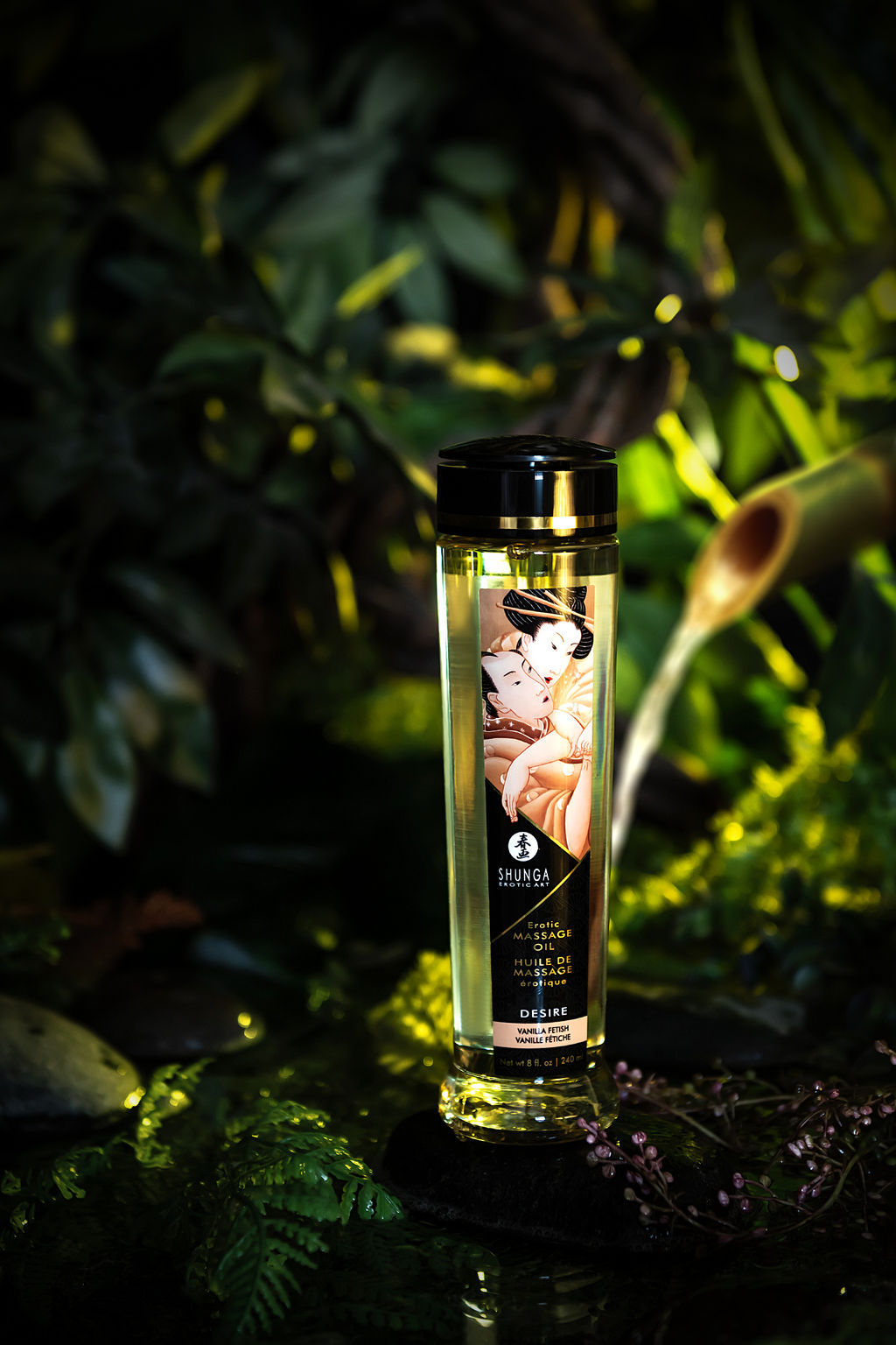 Масло массажное для тела Shunga Желание. Ванильный фетиш (Desire. Vanilla Fetish), 240 мл.