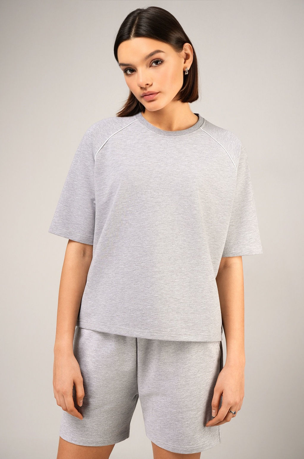 Женский костюм с шортами из футера двухнитки Happyfox  фото 34