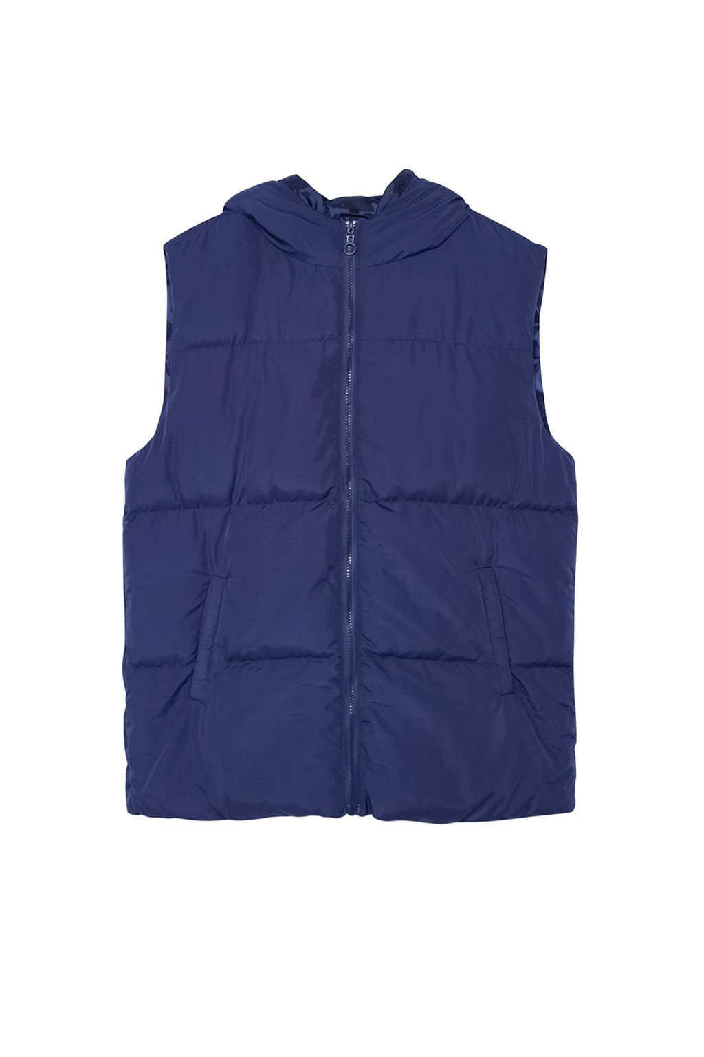 TRENDYOLMILLA Koyu Mavi Oversize Kapusonlu Su Itici Sisme Yelek TWOAW24YE00019  фото 9