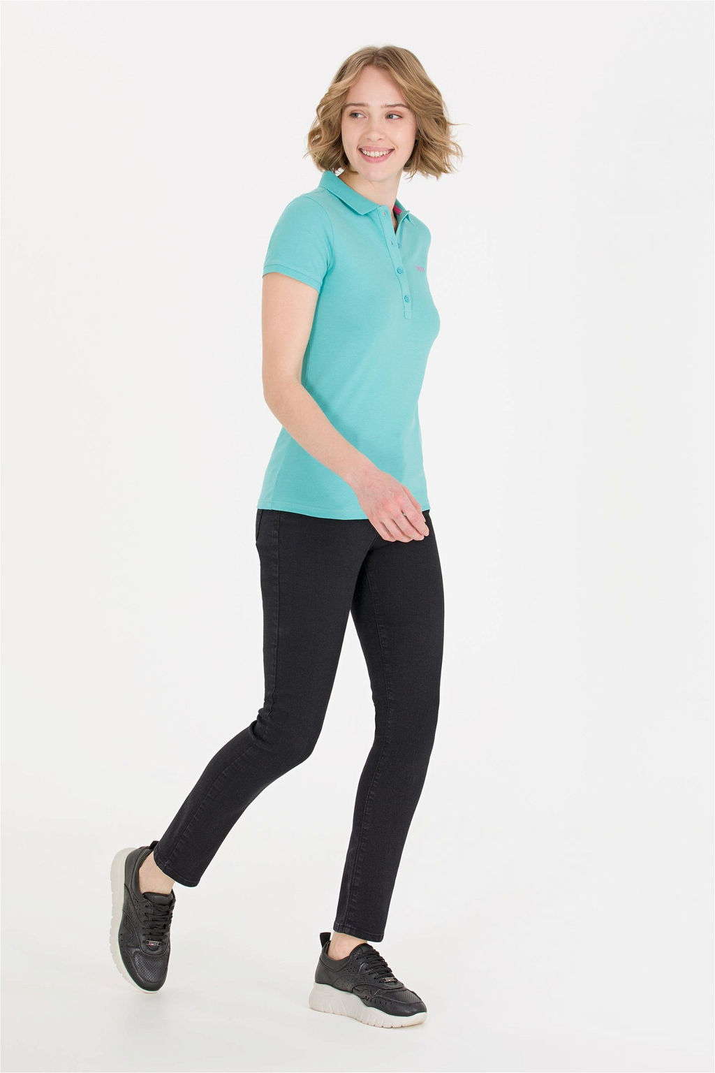 Женские черные джинсовые брюки - U.s. polo assn фото 8