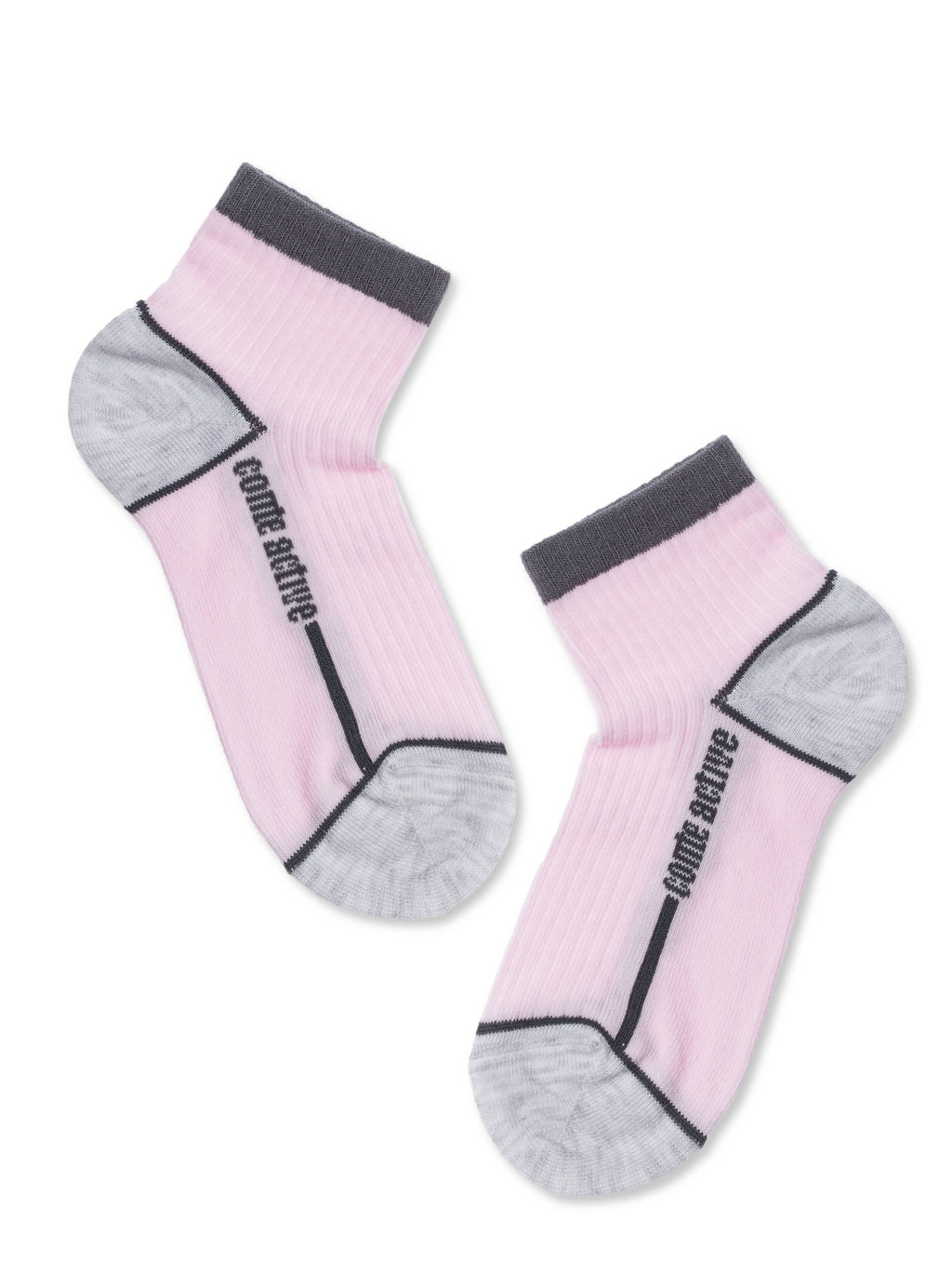Цена за 2 пары Conte-kids ACTIVE (короткие) св.розовый