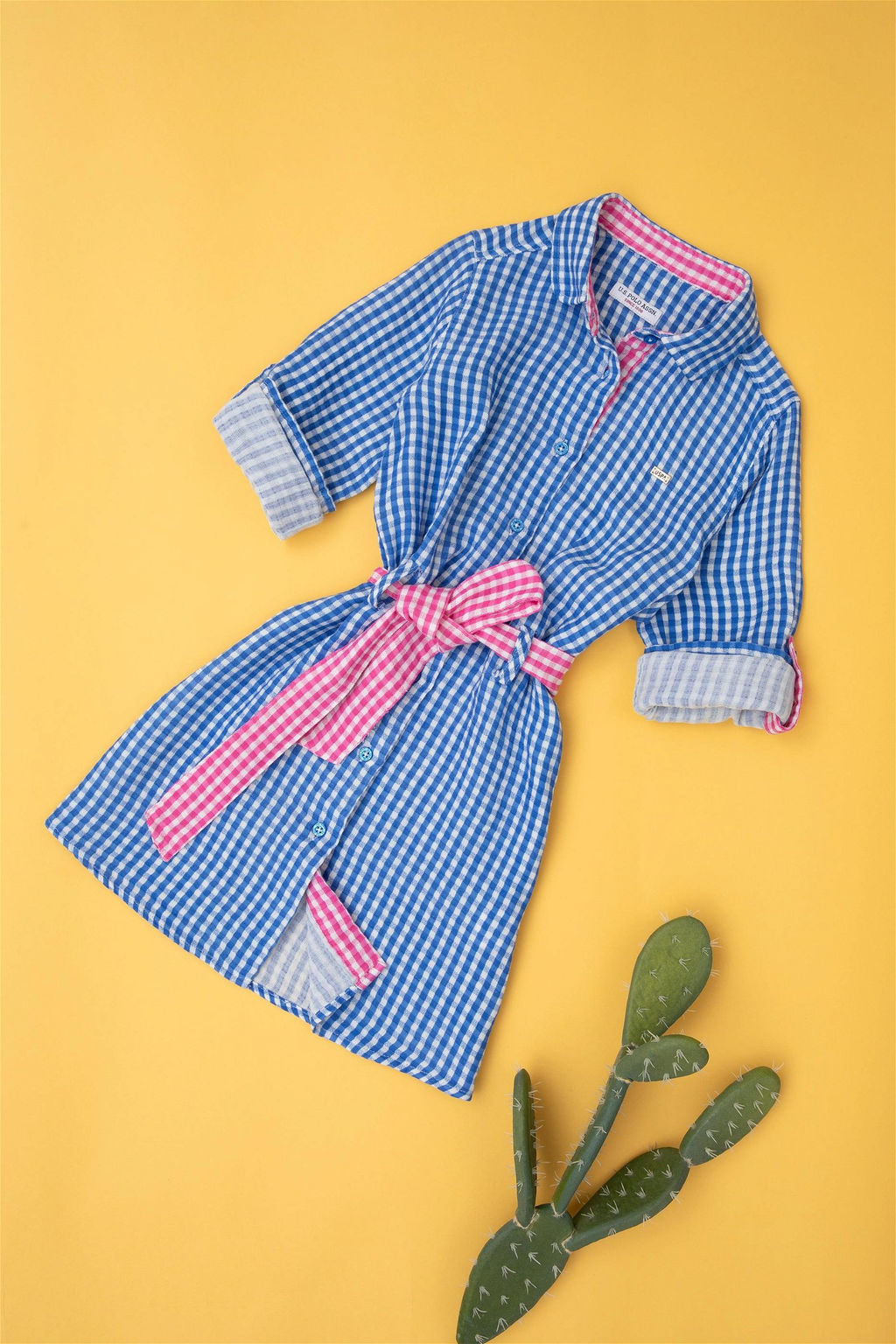 Тканое платье Saks для девочки - U.s. polo assn фото 5