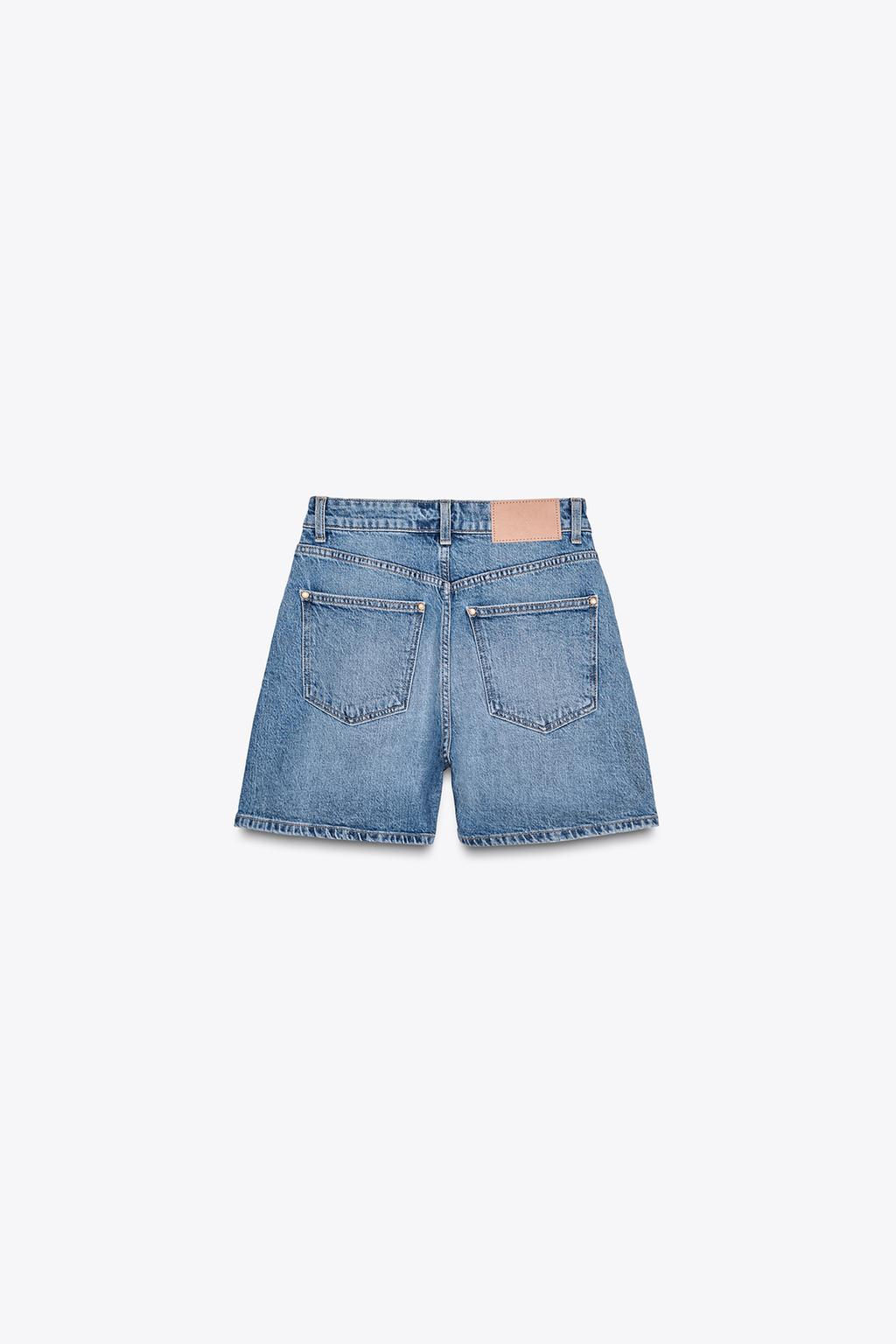 Z1975 MOM-FIT HIGH-WAIST SHORTS - Zara фото 3