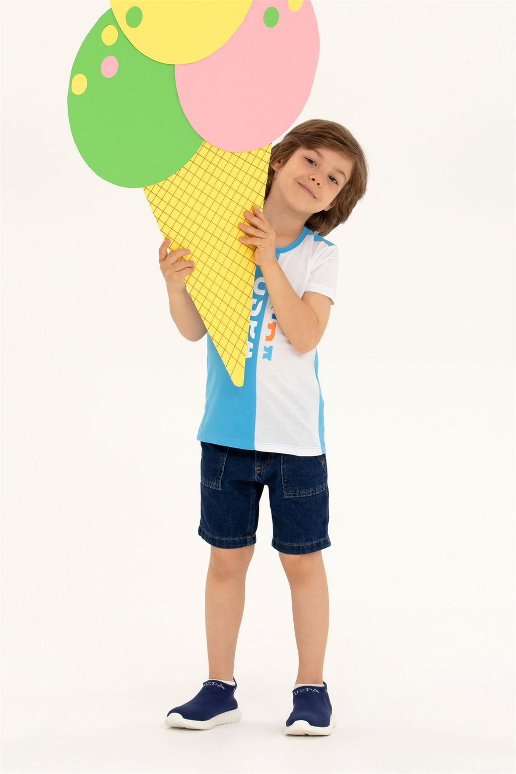 U. S. Polo Assn Детская бирюзовая футболка с круглым вырезом - U.s. polo assn фото 9