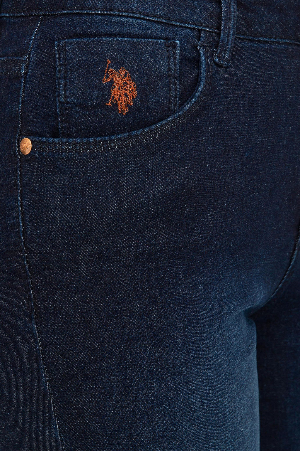 Женские темно-синие джинсовые брюки Неожиданная скидка в корзине - U.s. polo assn фото 5