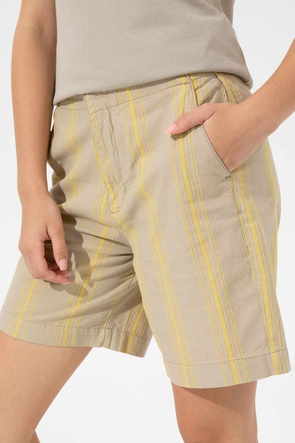 U. S. Polo Assn Женские шафрановые бермуды капри - U.s. polo assn фото 13