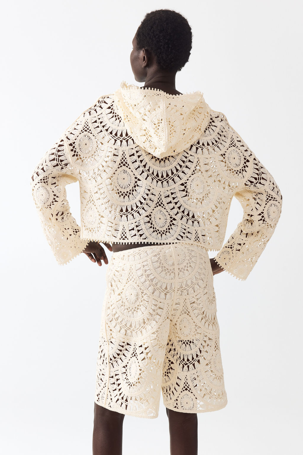 Bermudas efecto crochet - H&m фото 3