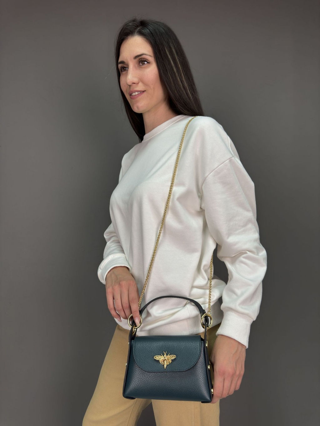 Сумка женская из телячьей кожи