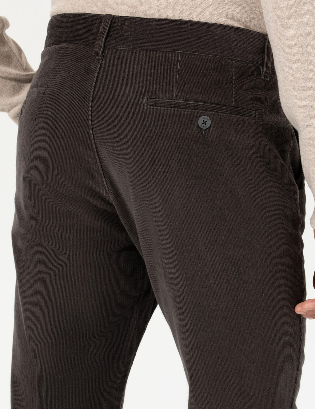 Узкие брюки из плотной ткани цвета хаки - Cacharel фото 14