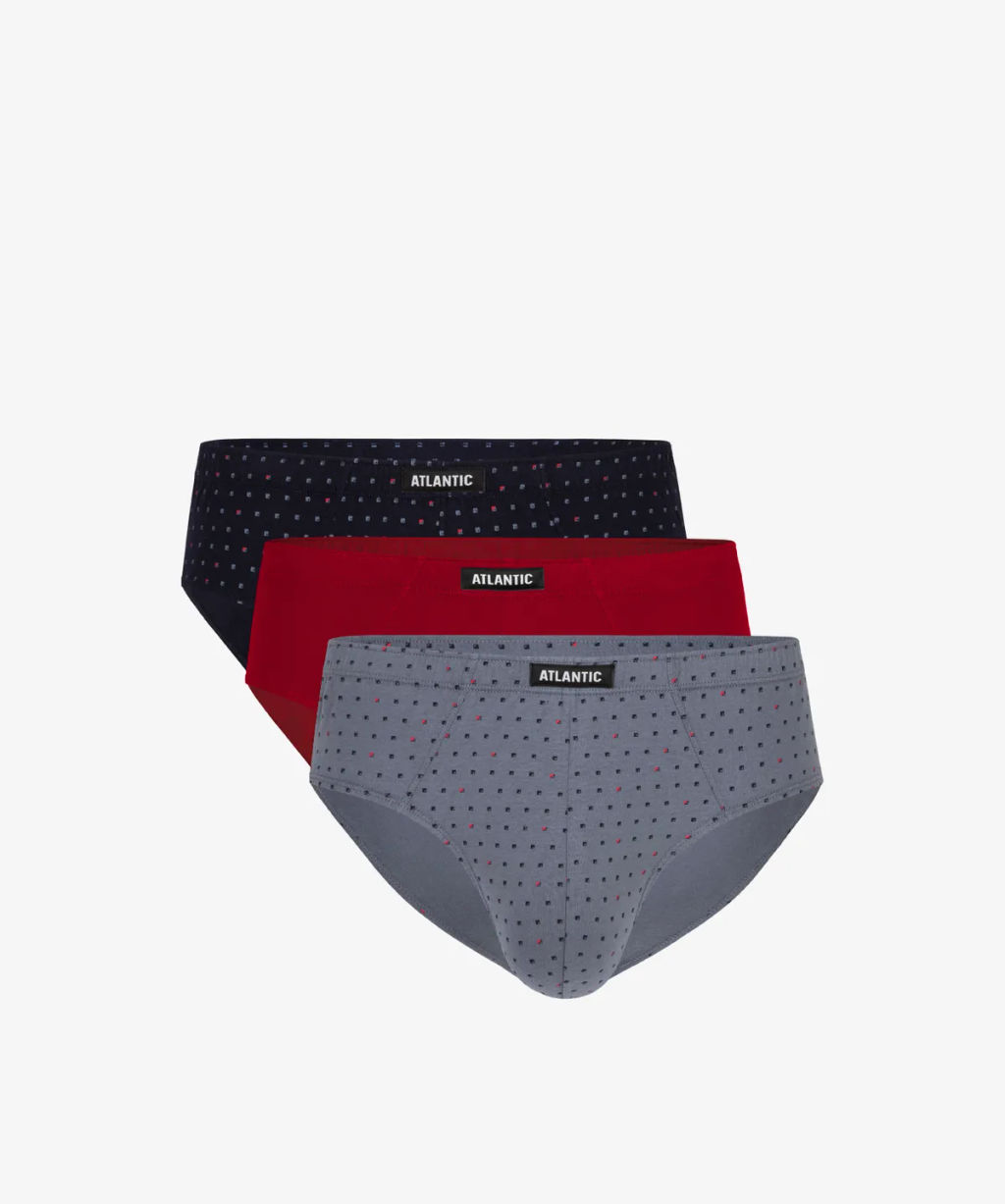 ATLANTIC 3MP-101/05 Трусы классика Print 1 - набор 3 шт.