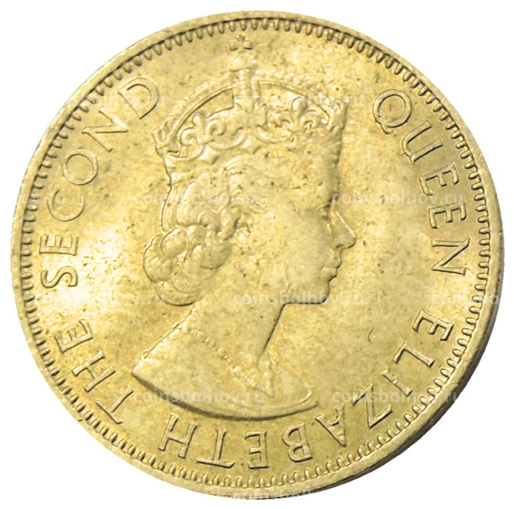 Монета 1/2 пенни 1963 года Ямайка