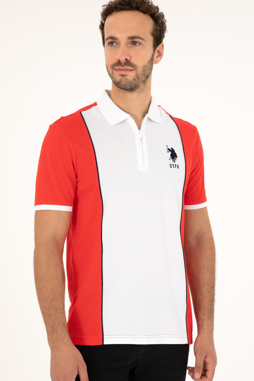 U. S. Polo Assn / Мужская красная футболка - U.s. polo assn фото 3