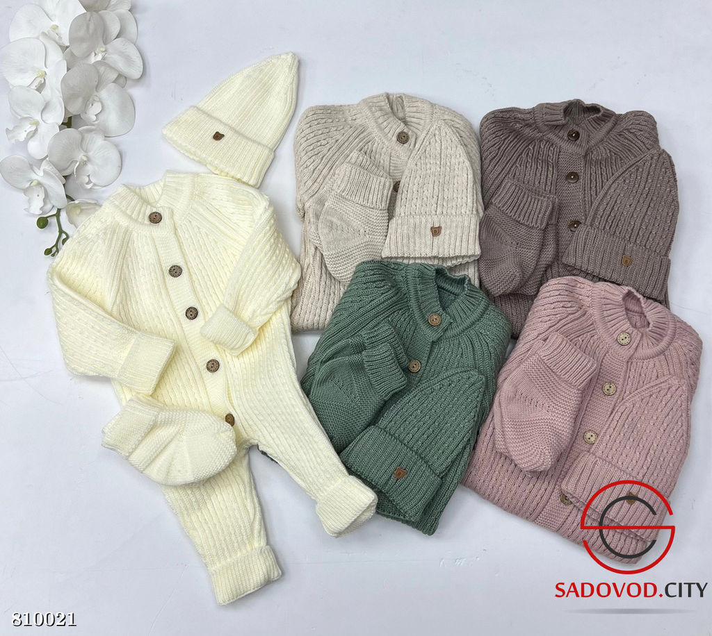 Комбинезоны вязаные для малышей - Bruno фото 8