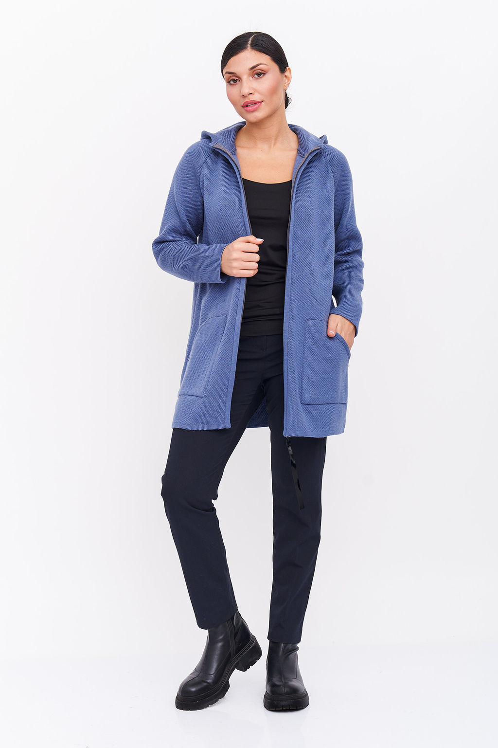 Кардиган В 1874/индиго (1205) - Злата Стиль фото 7